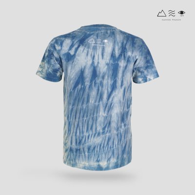 เสื้อยืดมัดย้อมสีธรรมชาติ ครามรากไม้