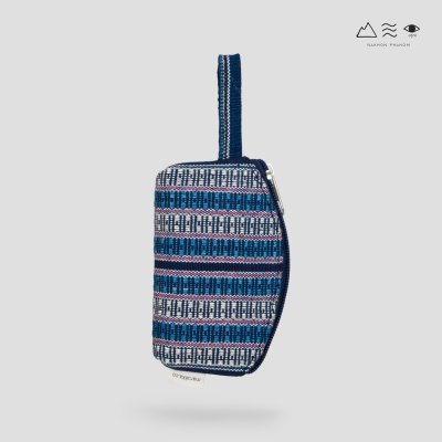 กระเป๋าเหรียญ ผ้ายกลายตีนซิ่น - 007