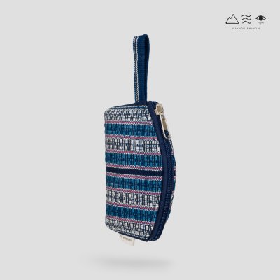 กระเป๋าเหรียญ ผ้ายกลายตีนซิ่น - 007