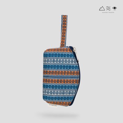 กระเป๋าเหรียญ ผ้ายกลายตีนซิ่น - 005