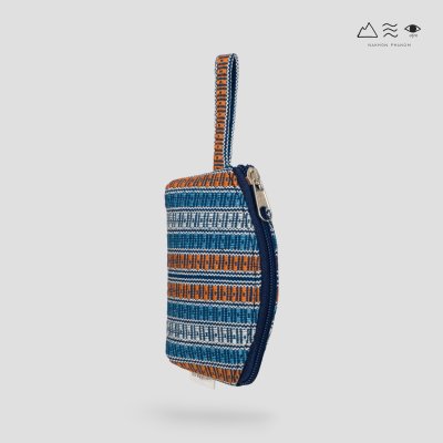 กระเป๋าเหรียญ ผ้ายกลายตีนซิ่น - 005