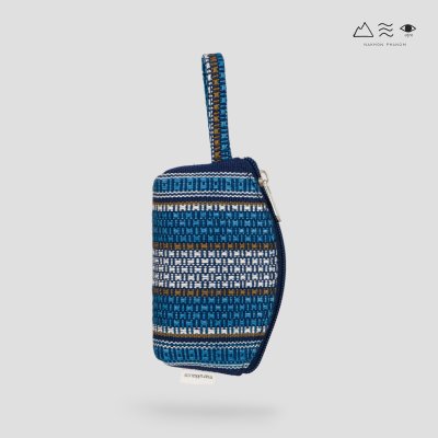 กระเป๋าเหรียญ ผ้ายกลายตีนซิ่น - 008