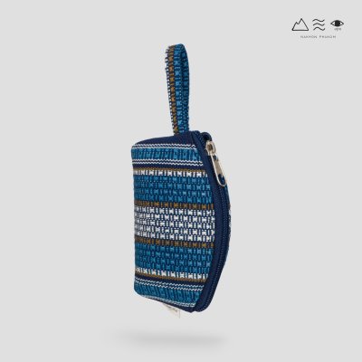 กระเป๋าเหรียญ ผ้ายกลายตีนซิ่น - 008