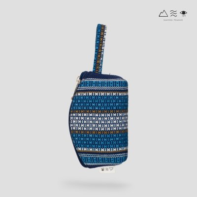 กระเป๋าเหรียญ ผ้ายกลายตีนซิ่น - 008