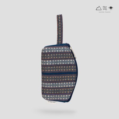 กระเป๋าเหรียญ ผ้ายกลายตีนซิ่น - 003