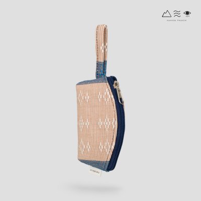 กระเป๋าเหรียญ ผ้ายกลายตีนซิ่น - 009