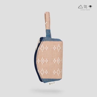 กระเป๋าเหรียญ ผ้ายกลายตีนซิ่น - 009