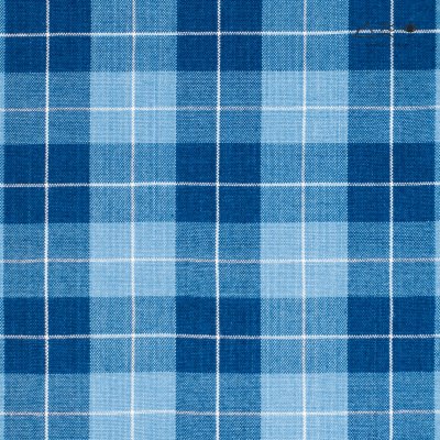 ผ้าพันคอฝ้ายทอมือ 2 ตะกอ คราม 003 ตาราง-03