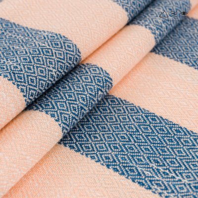 ผ้าพันคอฝ้ายทอมือย้อมสีธรรมชาติ 017 ลายทาง-08