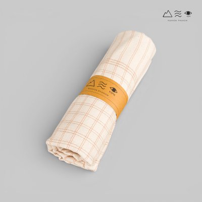 ผ้าขาวม้า ผ้าฝ้ายทอมือ ย้อมสีธรรมชาติ - 006