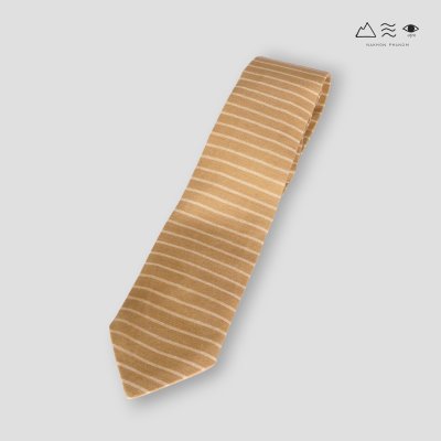 เนกไทผ้าทอมือย้อมคราม/ สีธรรมชาติ B 008