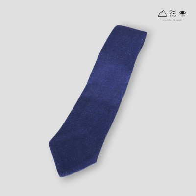 เนกไทผ้าทอมือย้อมคราม/ สีธรรมชาติ A 003