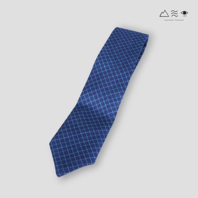 เนกไทผ้าทอมือย้อมคราม/ สีธรรมชาติ A 002