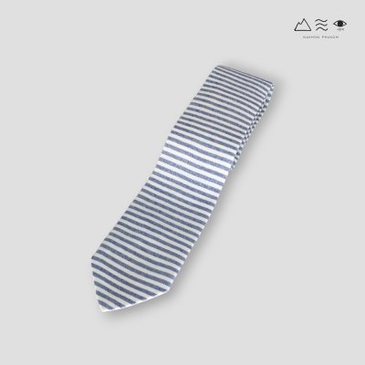 เนกไทผ้าทอมือย้อมคราม/ สีธรรมชาติ B 007