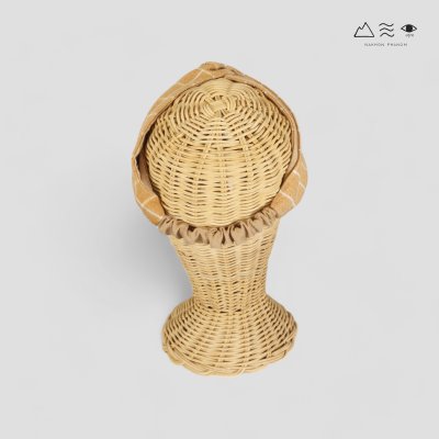 ผ้าคาดผมแบบไขว้ทอมือ ย้อมสีธรรมชาติ