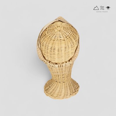 ผ้าคาดผมแบบไขว้ทอมือ ย้อมสีธรรมชาติ