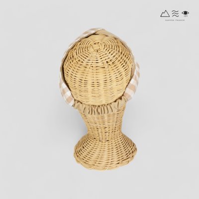 ผ้าคาดผมแบบไขว้ทอมือ ย้อมสีธรรมชาติ