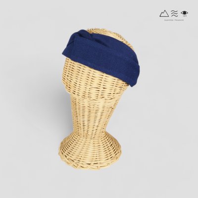 ผ้าคาดผมแบบไขว้ทอมือ ย้อมคราม ผ้าคาดผมแบบไขว้ทอมือ ย้อมคราม