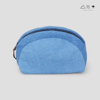 กระเป๋าใส่เหรียญผ้าทอมือ ปักลาย-เล็ก