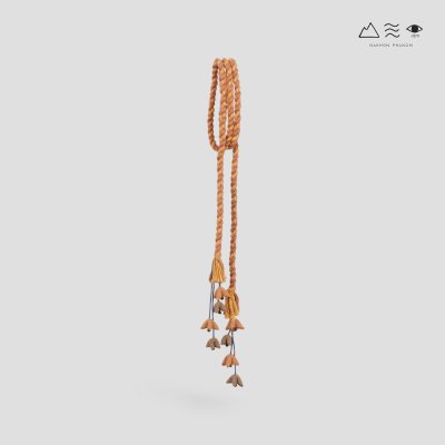 เชือกฝ้ายผูกซิ่นย้อมสีธรรมชาติ