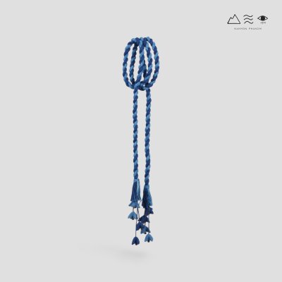 เชือกฝ้ายผูกซิ่นย้อมสีธรรมชาติ