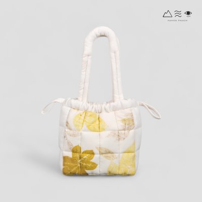 ECO กระเป๋า TOTE บุนุ่ม เล็ก สีใยฝ้าย