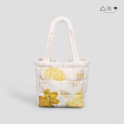 ECO กระเป๋า TOTE บุนุ่ม เล็ก สีใยฝ้าย