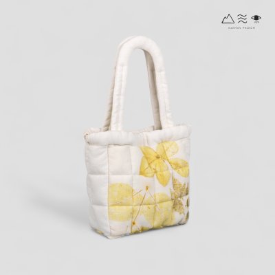 ECO กระเป๋า TOTE บุนุ่ม เล็ก สีใยฝ้าย
