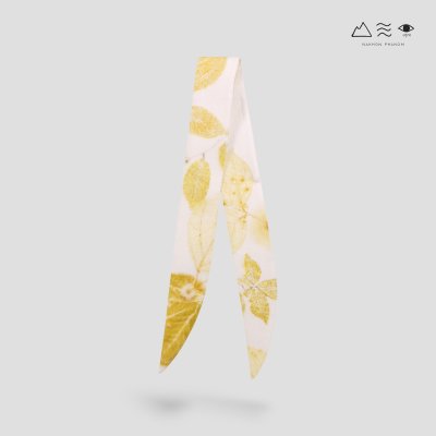 ECO ผ้าพันคอ-โพกผม สีใยฝ้าย