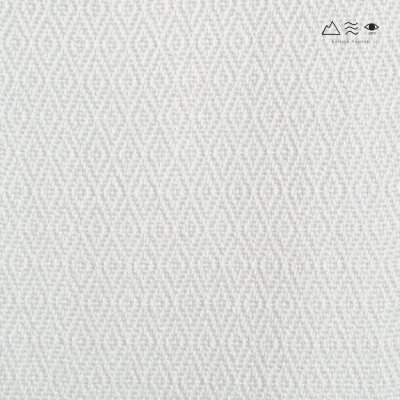 ผ้าพันคอฝ้ายทอมือ สีขาวธรรมชาติ