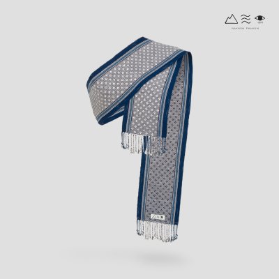 ผ้าสไบทอมือ ลายยกดอก - 005