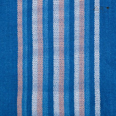 ผ้าพันคอฝ้ายทอมือย้อมคราม 012 ลายทาง-02