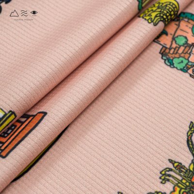 เสื้อยืด Oversized นครพนม Soft Power - ช สีพีช