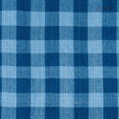 ผ้าพันคอฝ้ายทอมือ 2 ตะกอ คราม 001 ตาราง-01