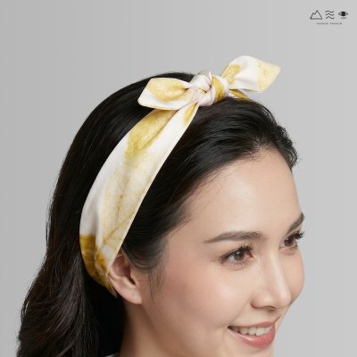 ECO ผ้าโพกผม สีใยฝ้าย