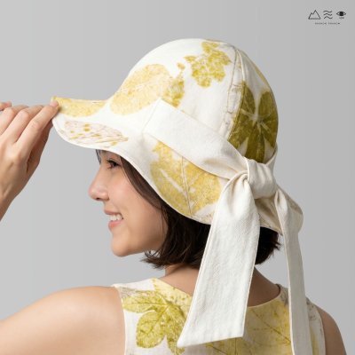 ECO หมวกทรงทิวลิป สีใยฝ้าย