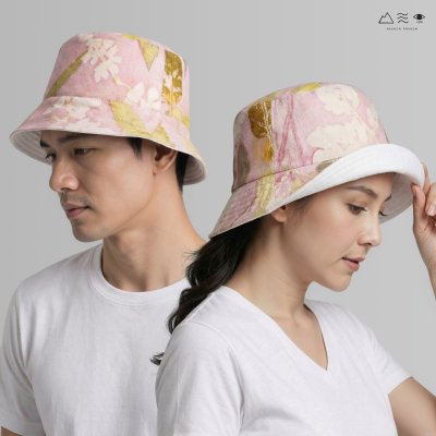 ECO หมวกบักเก็ต สีรังครั่ง