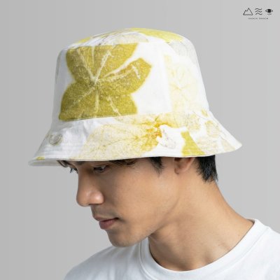 ECO หมวกบักเก็ต สีใยฝ้าย