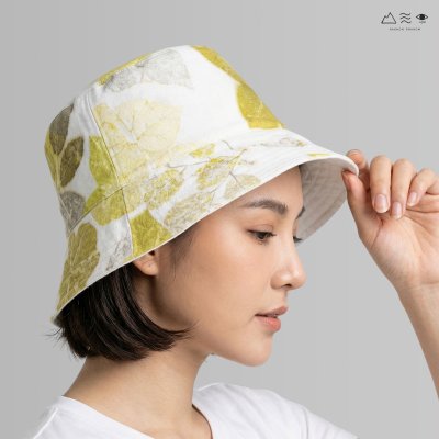 ECO หมวกบักเก็ต สีใยฝ้าย