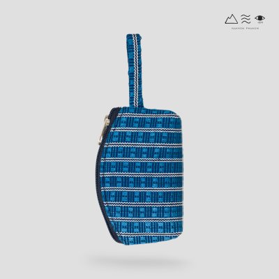 กระเป๋าเหรียญ ผ้ายกลายตีนซิ่น - 001