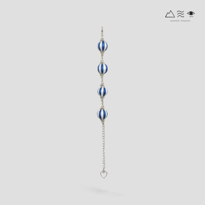 สร้อยข้อมือระย้า ลูกปัดฝ้ายย้อมสีธรรมชาติ - สั้น สร้อยข้อมือระย้า ลูกปัดฝ้ายย้อมสีธรรมชาติ - สั้น