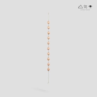 สร้อยคอระย้า ลูกปัดฝ้ายย้อมสีธรรมชาติ - สั้น สร้อยคอระย้า ลูกปัดฝ้ายย้อมสีธรรมชาติ - สั้น