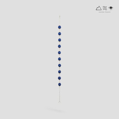 สร้อยคอระย้า ลูกปัดฝ้ายย้อมสีธรรมชาติ - สั้น สร้อยคอระย้า ลูกปัดฝ้ายย้อมสีธรรมชาติ - สั้น