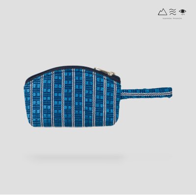 กระเป๋าเหรียญ ผ้ายกลายตีนซิ่น - 001