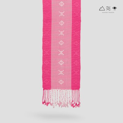 ผ้าสไบทอมือ ลายยกดอก - 009