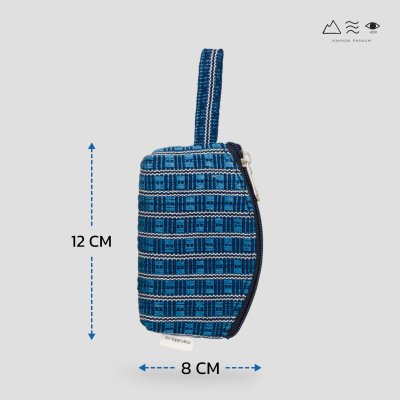 กระเป๋าเหรียญ ผ้ายกลายตีนซิ่น - 001