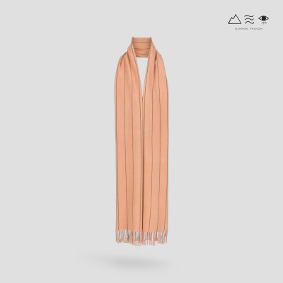 ผ้าพันคอฝ้ายทอมือย้อมสีธรรมชาติ 010 ลายทาง-04