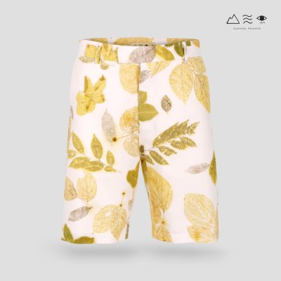 ECO กางเกงชิโนขาสั้น สีใยฝ้าย
