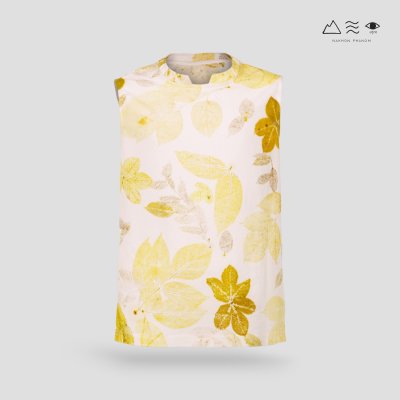 ECO เสื้อแขนกุด ช สีใยฝ้าย