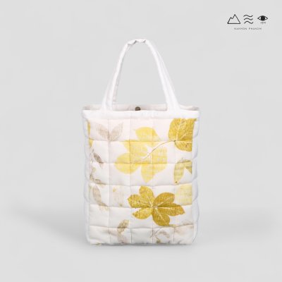 ECO กระเป๋า TOTE บุนุ่ม ใหญ่ สีใยฝ้าย